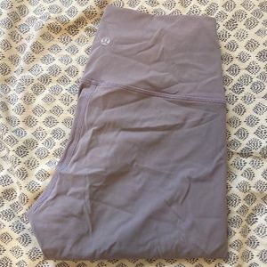 Dusty pink Lululemon leggings